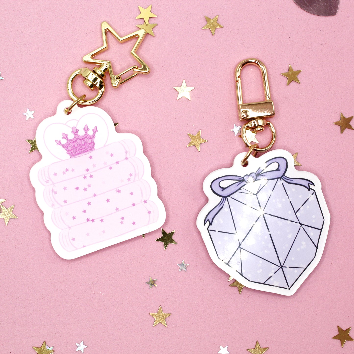 Book Princess Keychain