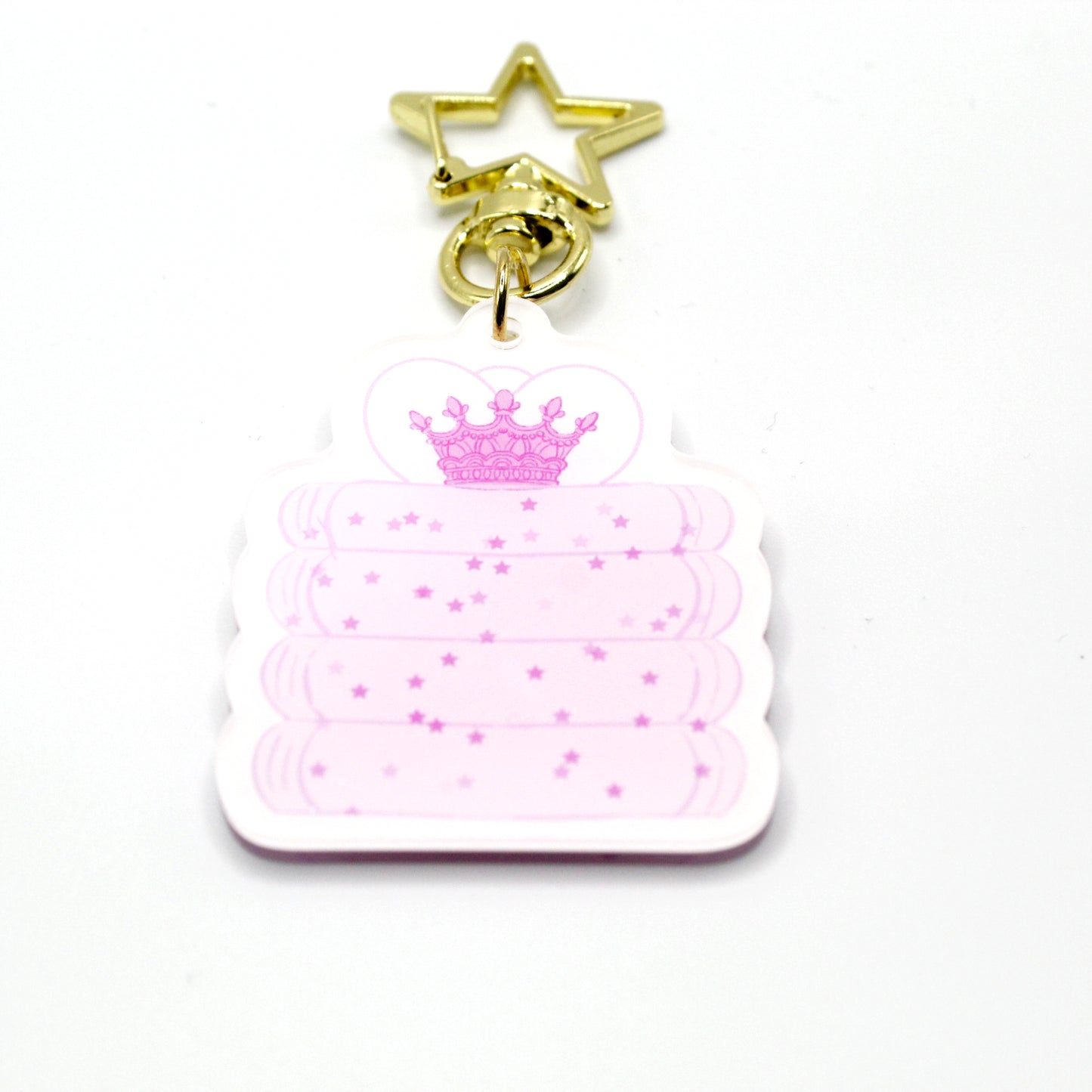 Book Princess Keychain