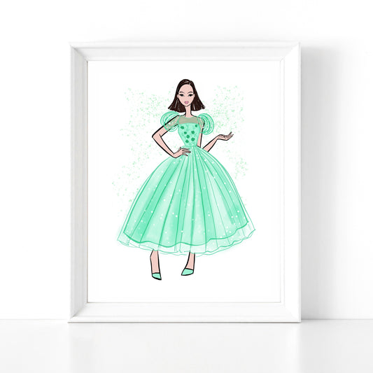 Spring Tea Fashion Print