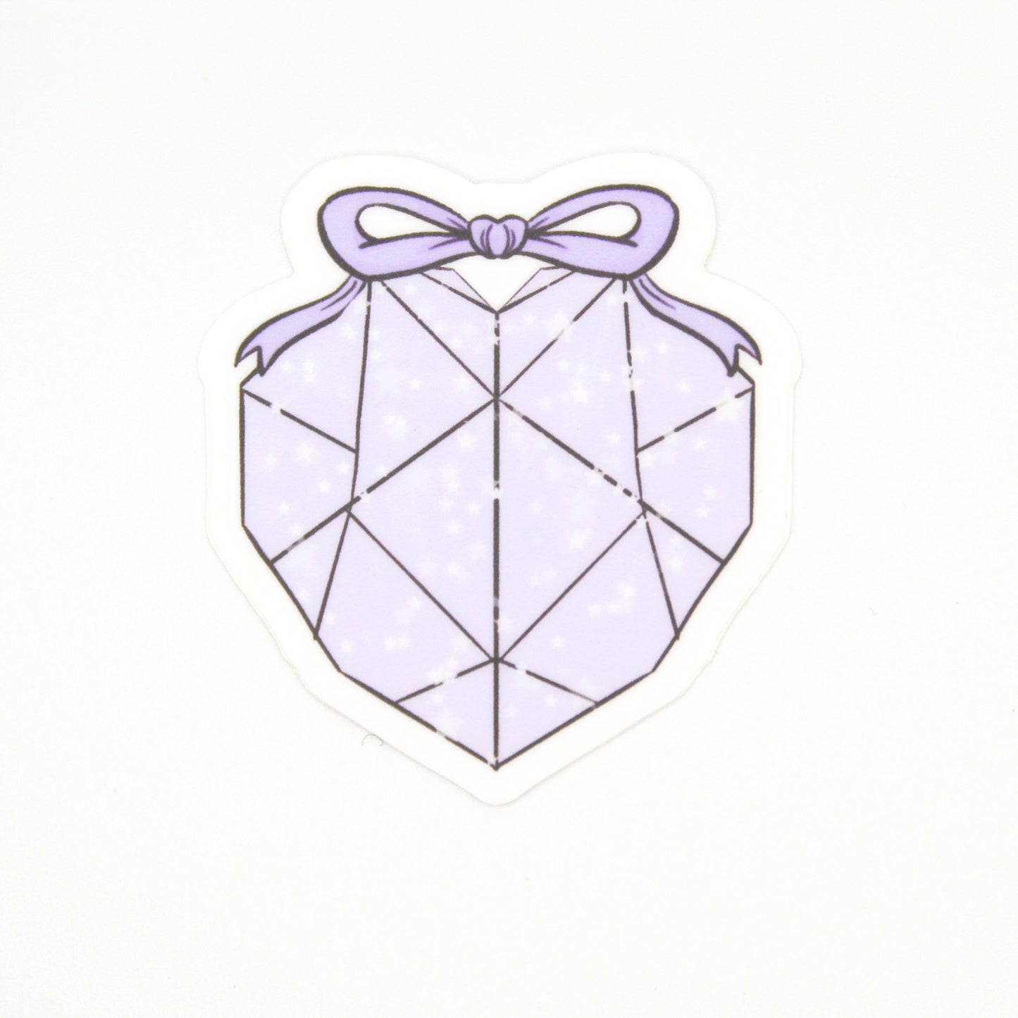 Purple Hearts (Die Cut) Sticker